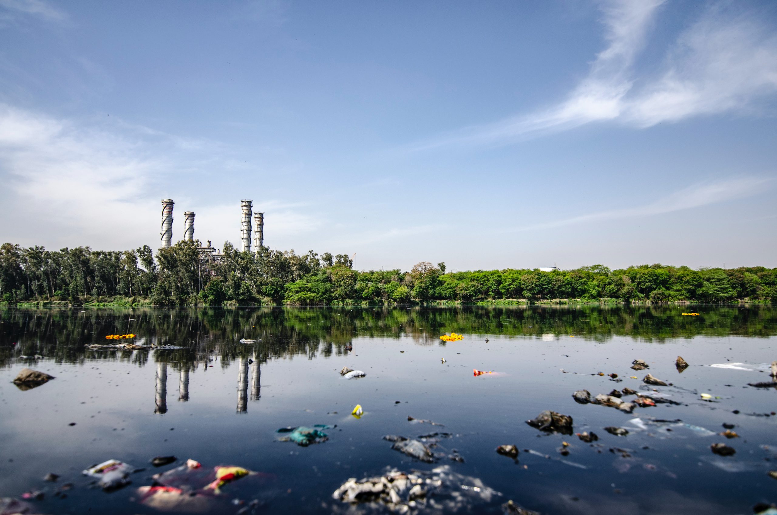 #catimg# River with waste Environment - River with waste